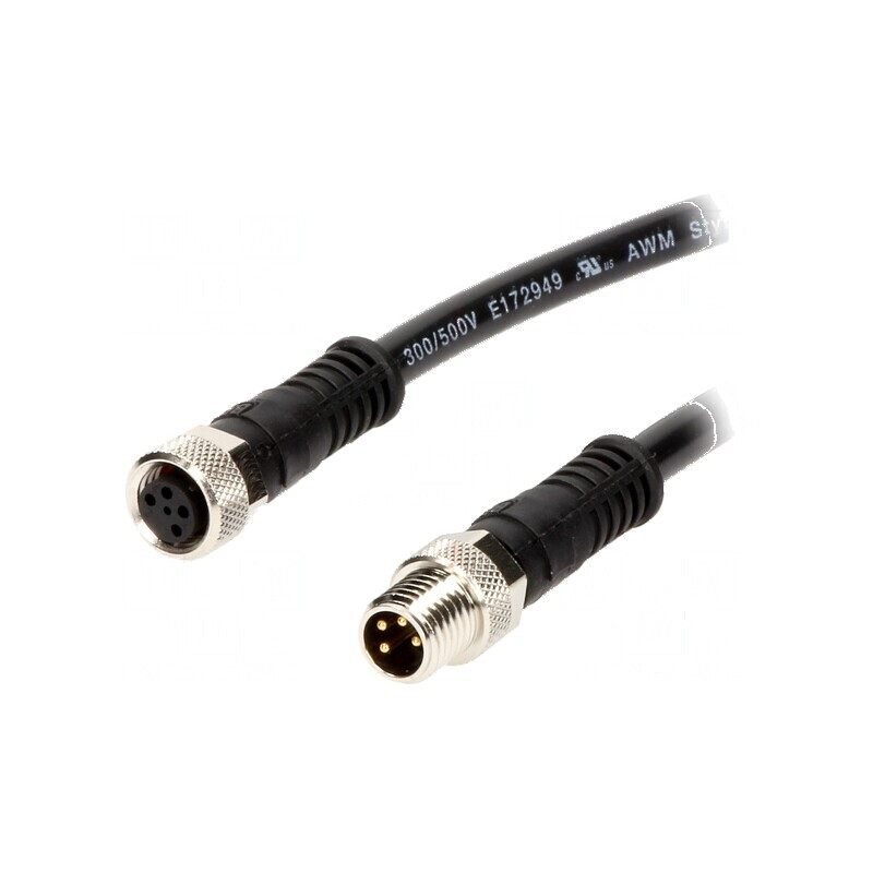 Cablu M8-M8 pentru senzori/automatizări | Electronic-mag.ro | Componente Electronice