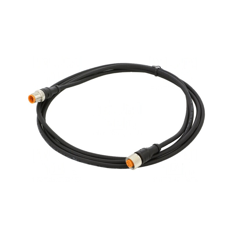 Cablu de conectare M12 PIN: 4 - 2m, 250VAC, 4A, -25÷80°C - Cablu de conectare M12 PIN: 4 | Electronic-mag.ro | Componente Electronice Cablu de conectare M12 PIN: 4 - 2m, 250VAC, 4A, -25÷80°C - Cablu de conectare M12 PIN: 4 | Electronic-mag.ro | Componente Electronice