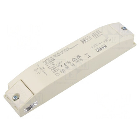 Alimentator LED 60W 12,5VDC 220÷240VAC IP20 88% | Electronic-mag.ro | Componente Electronice