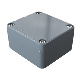 Carcasă universală din aluminiu negru | Electronic-mag.ro | Componente Electronice