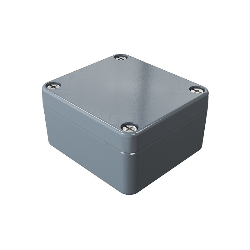 Carcasă universală din aluminiu negru | Electronic-mag.ro | Componente Electronice