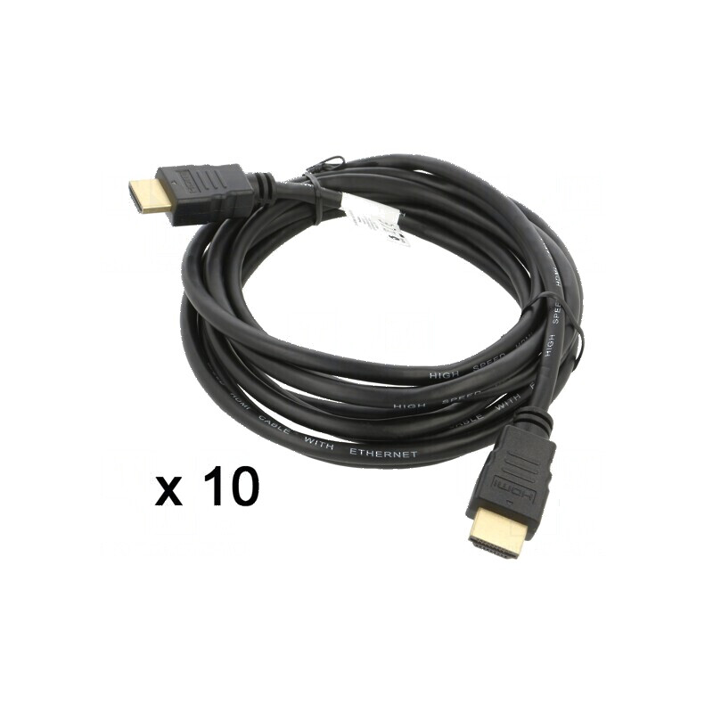 Cablu HDMI negru 3m | Electronic-mag.ro | Componente Electronice