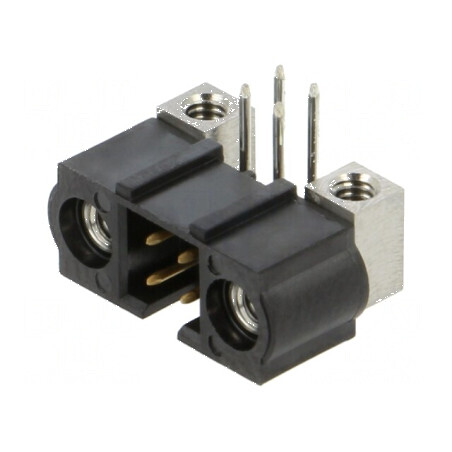 Conector PCB-cablu/PCB soclu tată PIN 4 Datamate J-Tek THT | Electronic-mag.ro | Componente Electronice