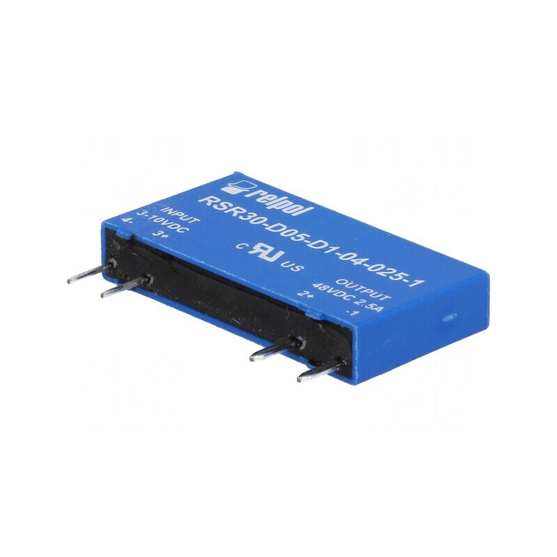 Releu semiconductor Ucom 3-10VDC Icom max 12mA 2,5A 0-60VDC | Electronic-mag.ro | Componente Electronice