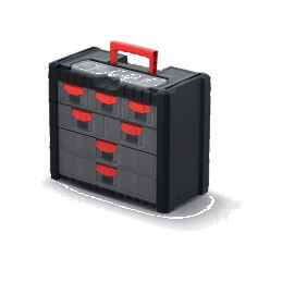 Cutie de depozitare transparentă neagră | Electronic-mag.ro | Componente Electronice