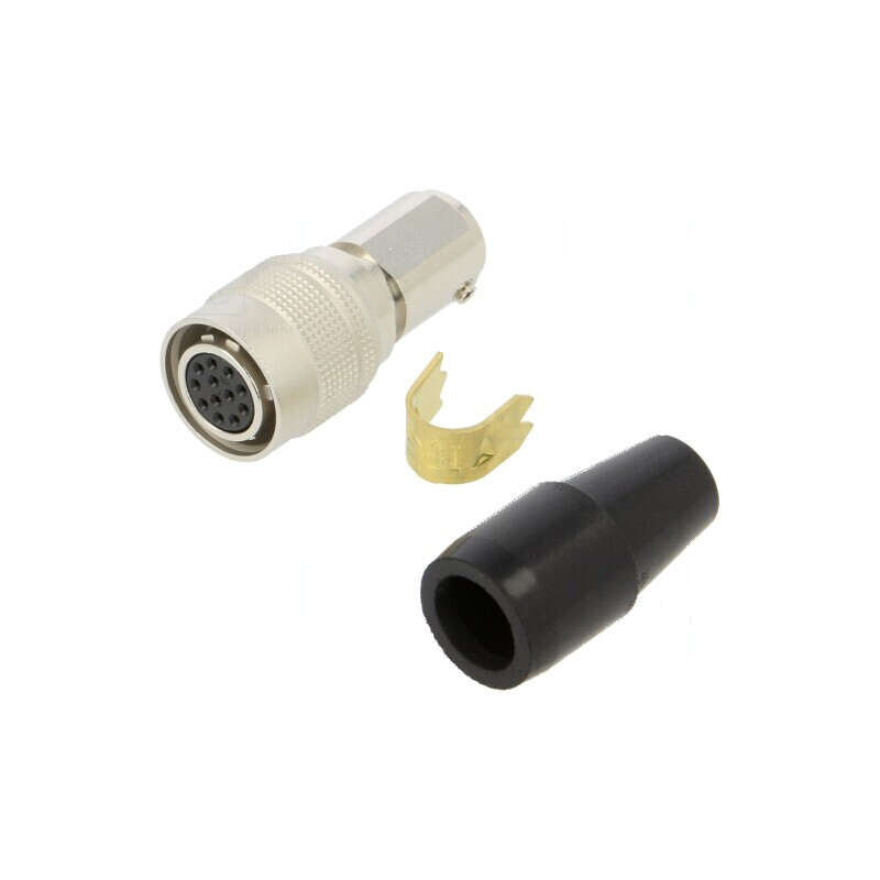 Conector circular HR10 push-pull mufă 2A argintat lipire | Electronic-mag.ro | Componente Electronice