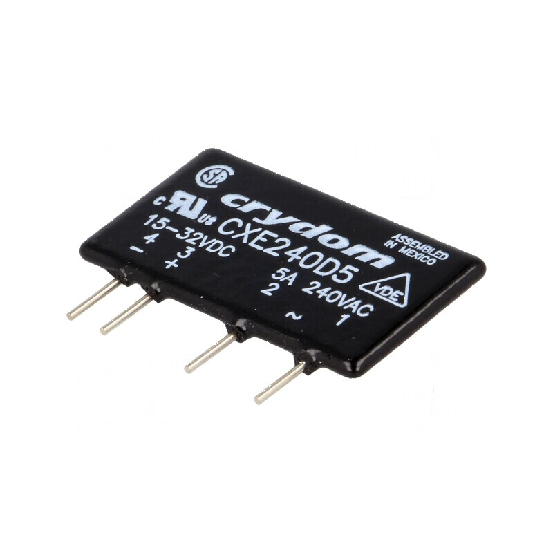 Releu semiconductor Ucom 15-32VDC 5A 12-280VAC SIP THT | Electronic-mag.ro | Componente Electronice