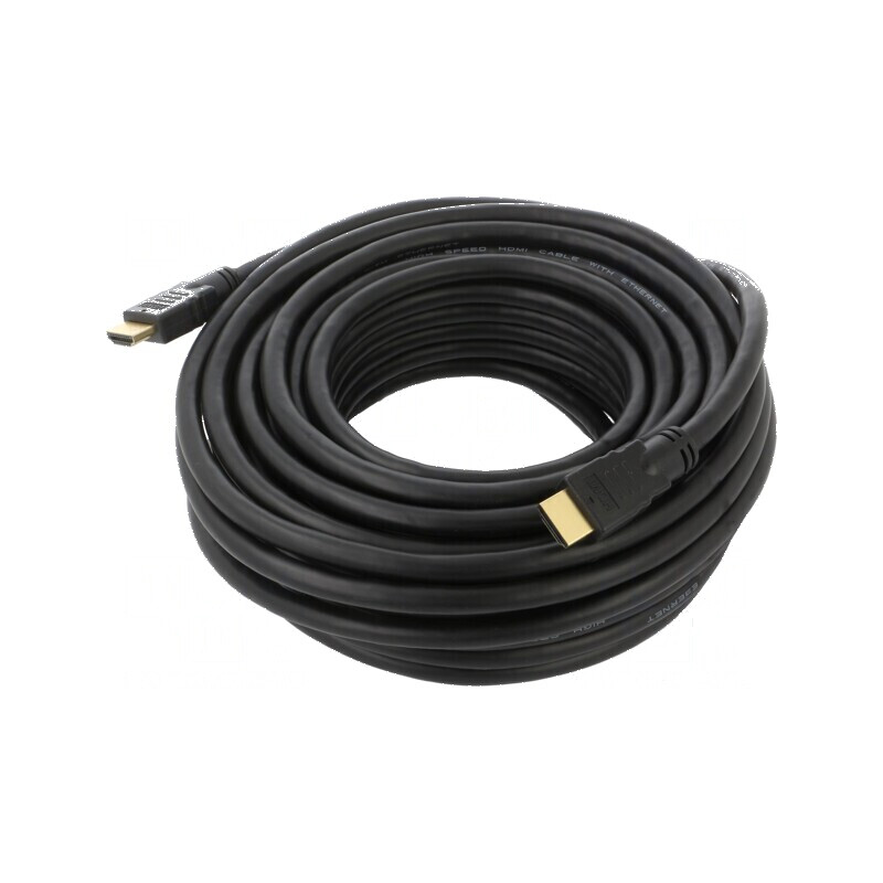 Cablu HDMI 1.4 HDMI 15m negru | Electronic-mag.ro | Componente Electronice