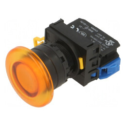 Comutator cu LED 22mm, 1 NO led | Electronic-mag.ro | Componente Electronice