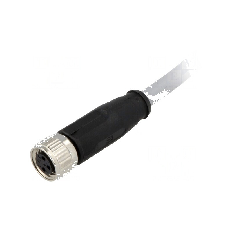 Conector M8 mamă PIN 3 cu cablu 10m PVC | Electronic-mag.ro | Componente Electronice