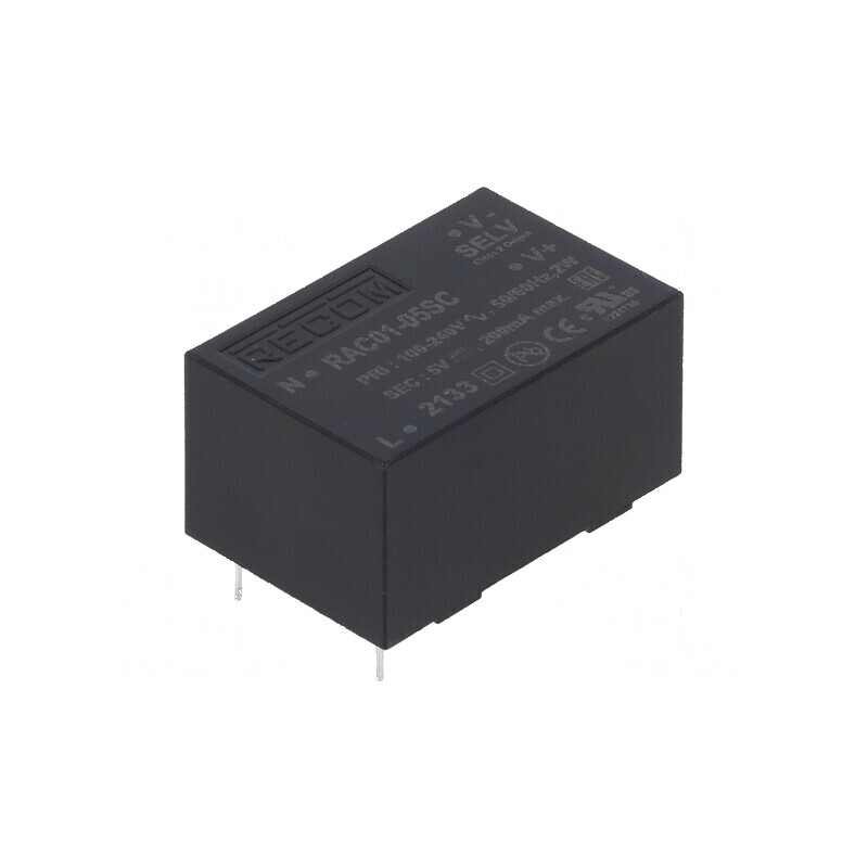 Convertor AC/DC 1W 5VDC 68% | Electronic-mag.ro | Componente Electronice