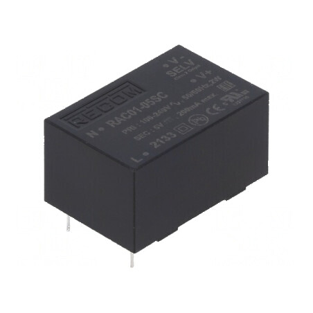 Convertor AC/DC 1W 5VDC 68% | Electronic-mag.ro | Componente Electronice