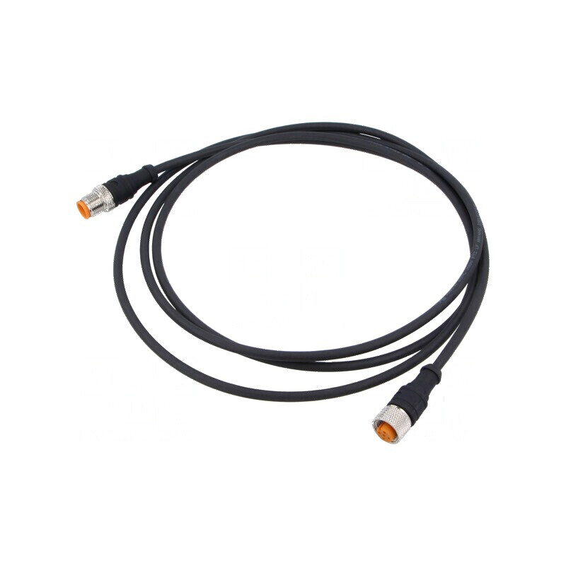 Cablu de conectare M12 PIN: 4 - 2 metri | Electronic-mag.ro | Componente Electronice