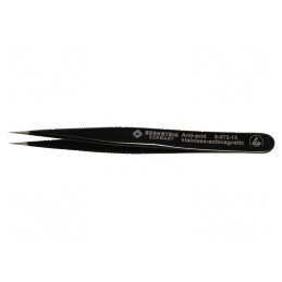 Pensetă cu vârf ascuțit ESD 110mm | Electronic-mag.ro | Componente Electronice