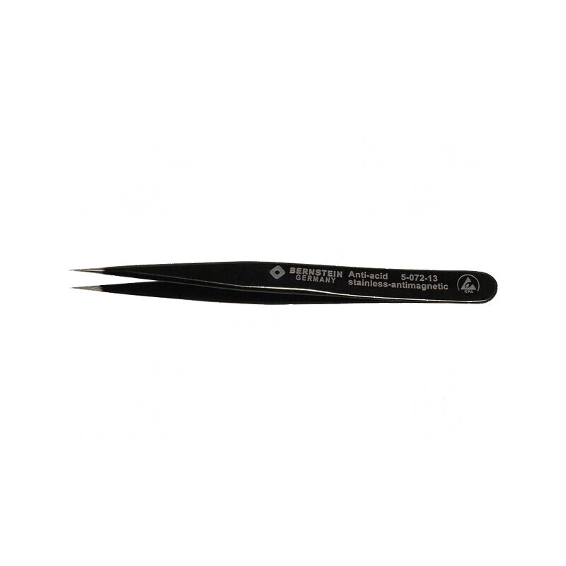 Pensetă cu vârf ascuțit ESD 110mm | Electronic-mag.ro | Componente Electronice