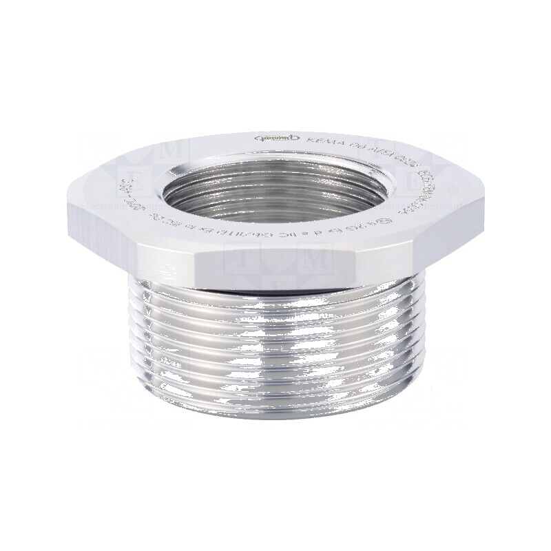 Reducţie filet pentru presgarnituri M20- alamă IP68 | Electronic-mag.ro | Componente Electronice