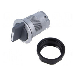 Comutator rotativ 22mm IP65 RONDEX-JUWEL - Negru | Electronic-mag.ro | Componente Electronice