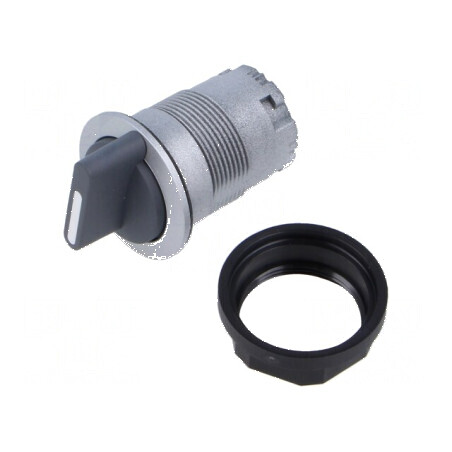 Comutator rotativ 22mm IP65 RONDEX-JUWEL - Negru | Electronic-mag.ro | Componente Electronice