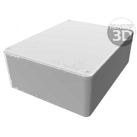 Carcasă universală din aluminiu - dimensiuni mari, rezistentă la apă | Electronic-mag.ro | Componente Electronice