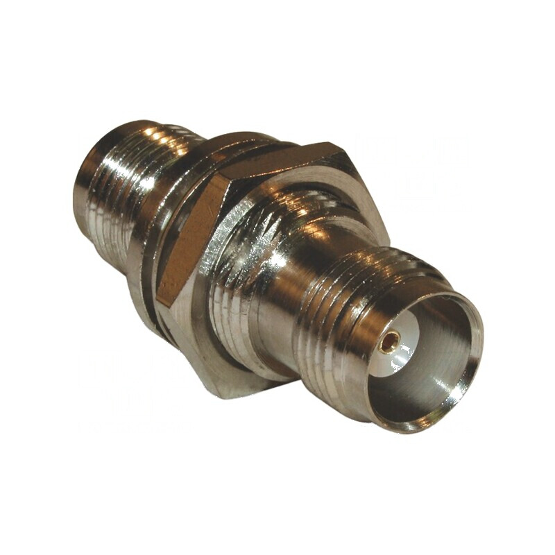 Adaptor TNC mamă cu izolație POM din alamă 50Ω | Electronic-mag.ro | Componente Electronice