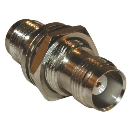 Adaptor TNC mamă cu izolație POM din alamă 50Ω | Electronic-mag.ro | Componente Electronice