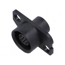 Conector circular crimpat mufă pe cablu mamă drept | Electronic-mag.ro | Componente Electronice