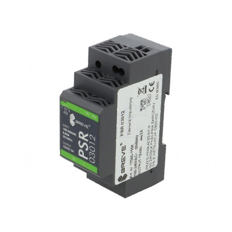 Alimentator pulsatoriu pentru şină DIN 24W 12VDC 2A IP20 - Alimentator pulsatoriu 12VDC 2A IP20 | Electronic-mag.ro | Componente Electronice
