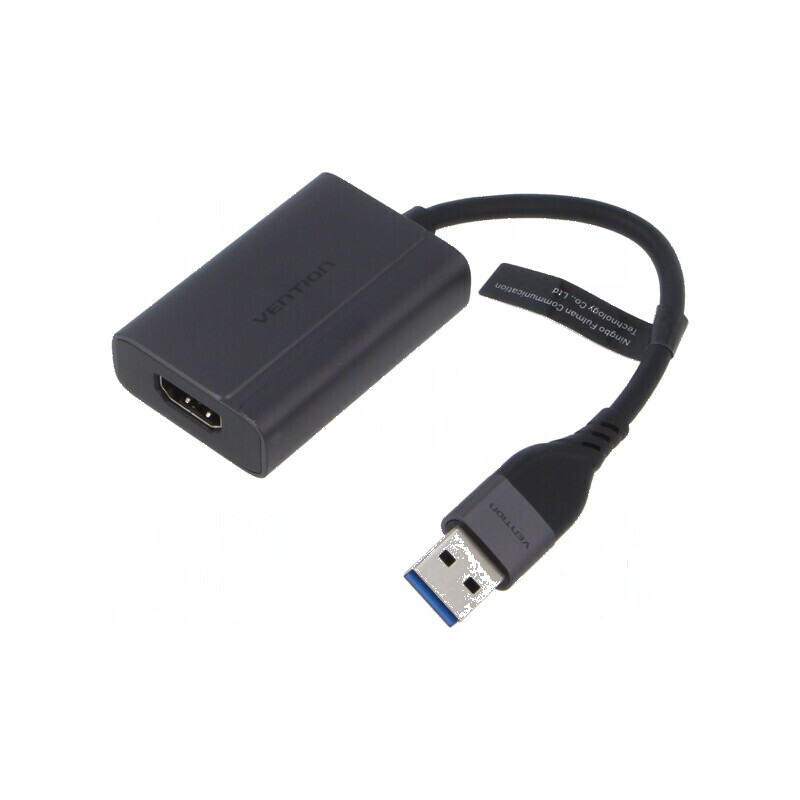 Adaptor HDMI USB A USB C gri | Electronic-mag.ro | Componente Electronice