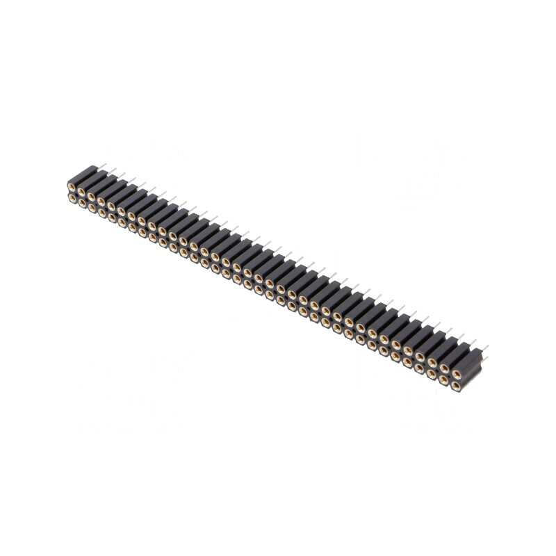 Conector de pini soclu mamă PIN 72 - 2,54mm THT | Electronic-mag.ro | Componente Electronice