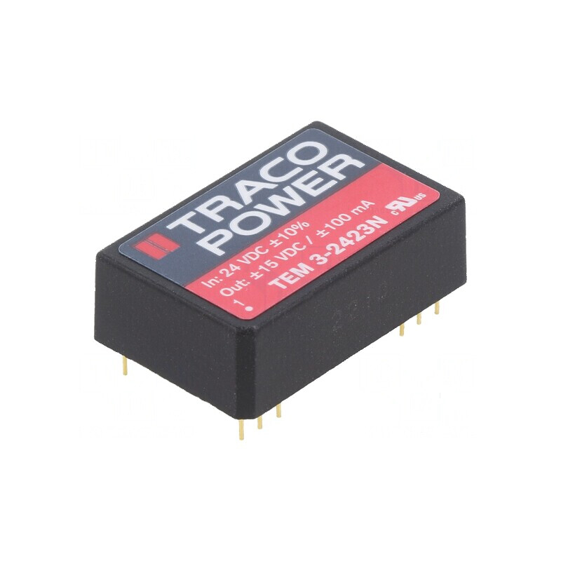 Convertor DC/DC 3W 21,6-26,4V la 15VDC -15VDC | Electronic-mag.ro | Componente Electronice