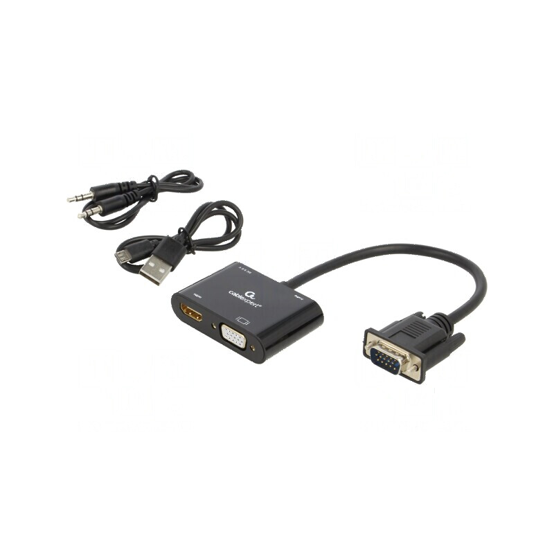 Adaptor HDMI 1.4 0,15m 1080p FullHD negru | Electronic-mag.ro | Componente Electronice