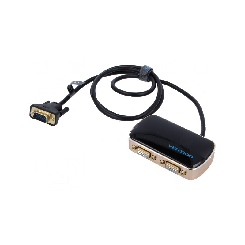 Adaptor Splitter VGA x2, cablu VGA neagră 1m | Electronic-mag.ro | Componente Electronice