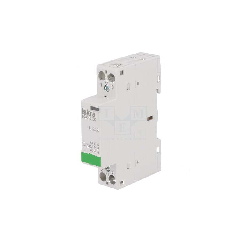 Contactor 2-polar pentru instalații 20A 230VAC NO x2 | Electronic-mag.ro | Componente Electronice