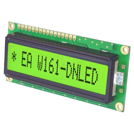 Display LCD alfanumeric 14x1 - 80x36mm 6,56mm 5VDC | Electronic-mag.ro | Componente Electronice