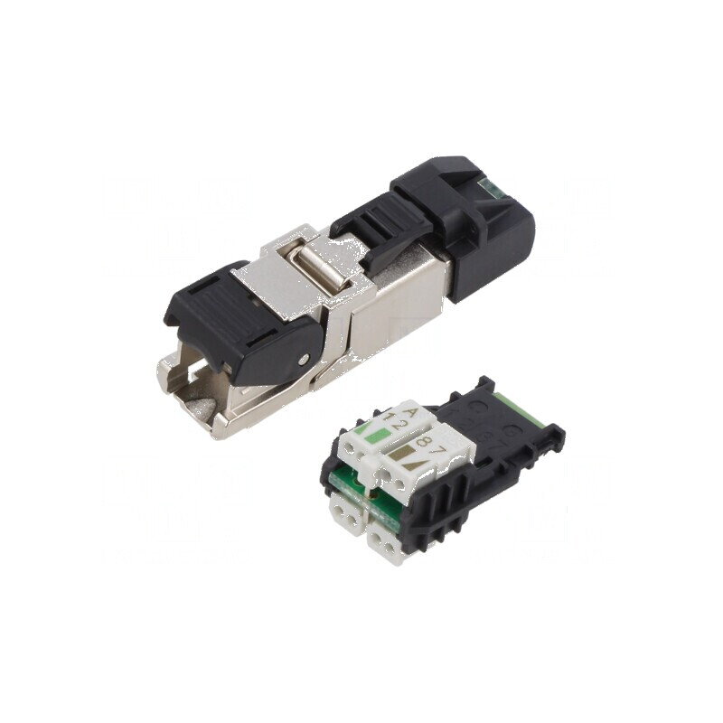 Conector RJ45 Cat6a ecranat - 8p8c ID | Electronic-mag.ro | Componente Electronice