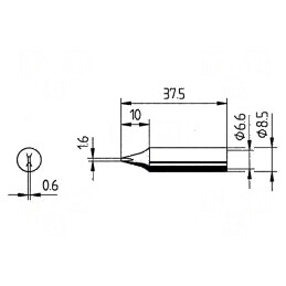 Vârf tip şurubelniţă 1,6mm - Set de vârfuri | Electronic-mag.ro | Componente Electronice
