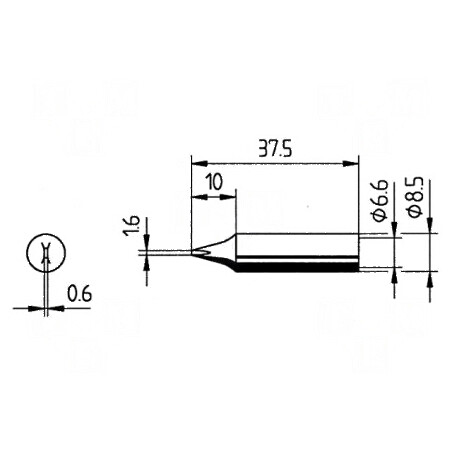 Vârf tip şurubelniţă 1,6mm - Set de vârfuri | Electronic-mag.ro | Componente Electronice