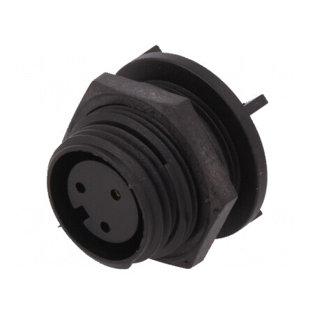 Conector circular soclu mamă PIN 3 IP68 250V | Electronic-mag.ro | Componente Electronice