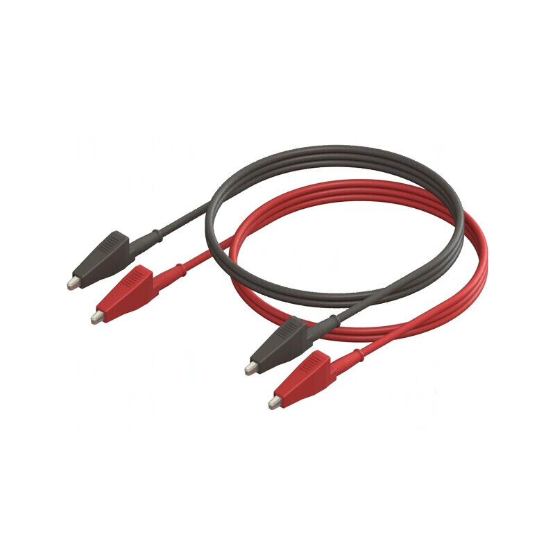Cabluri de măsurare Inom: 10A 0,6m - negru/rosu - Set de cabluri de măsurare Inom | Electronic-mag.ro | Componente Electronice