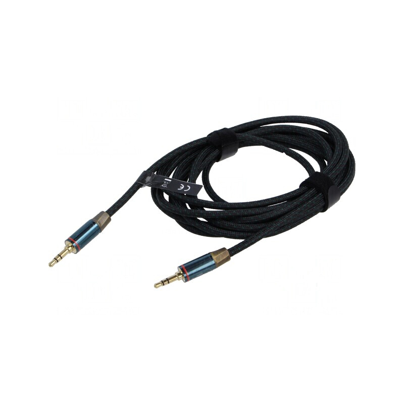 Cablu Jack 3,5mm mufă 3m Aurit | Electronic-mag.ro | Componente Electronice