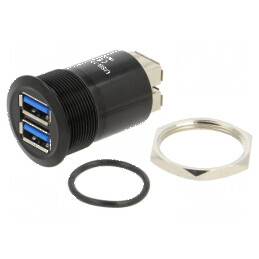 Adaptor USB A soclu x2 USB 3.0 Filet: M22 | Electronic-mag.ro | Componente Electronice