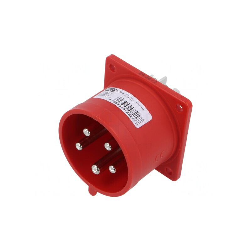 Conector AC trifazat 32A 400VAC IP44 | Electronic-mag.ro | Componente Electronice