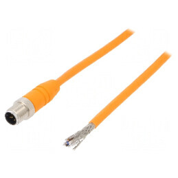 Cablu de conectare M12 PIN: 5 drept 2m | Electronic-mag.ro | Componente Electronice