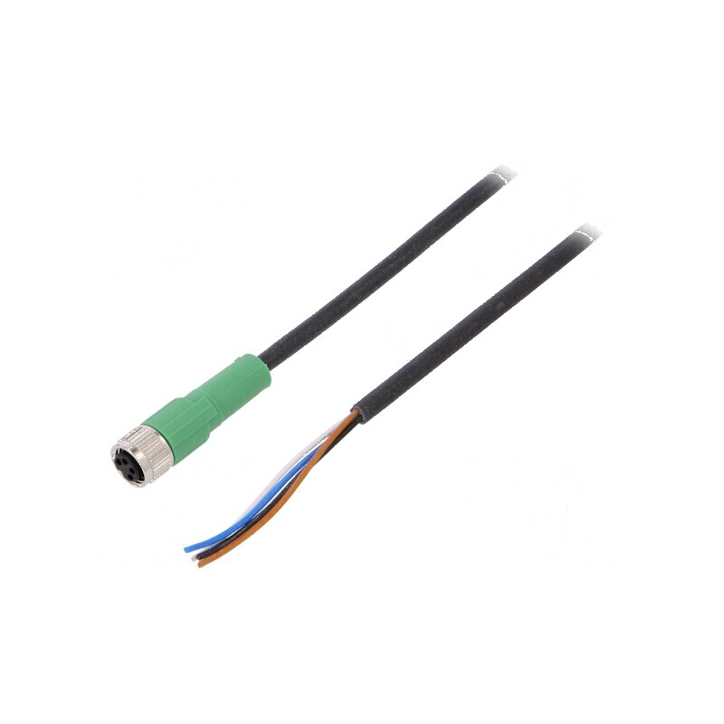 Cablu de conectare M8 PIN: 4 drept 5m | Electronic-mag.ro | Componente Electronice