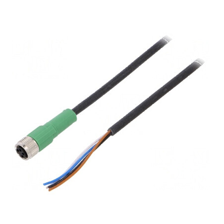 Cablu de conectare M8 PIN: 4 drept 5m | Electronic-mag.ro | Componente Electronice