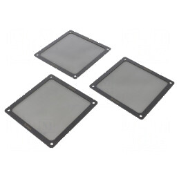 Set 3 filtre plastic negre Ø140mm | Electronic-mag.ro | Componente Electronice