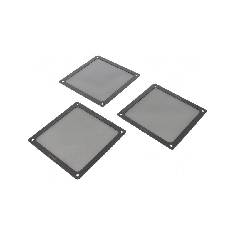 Set 3 filtre plastic negre Ø140mm | Electronic-mag.ro | Componente Electronice
