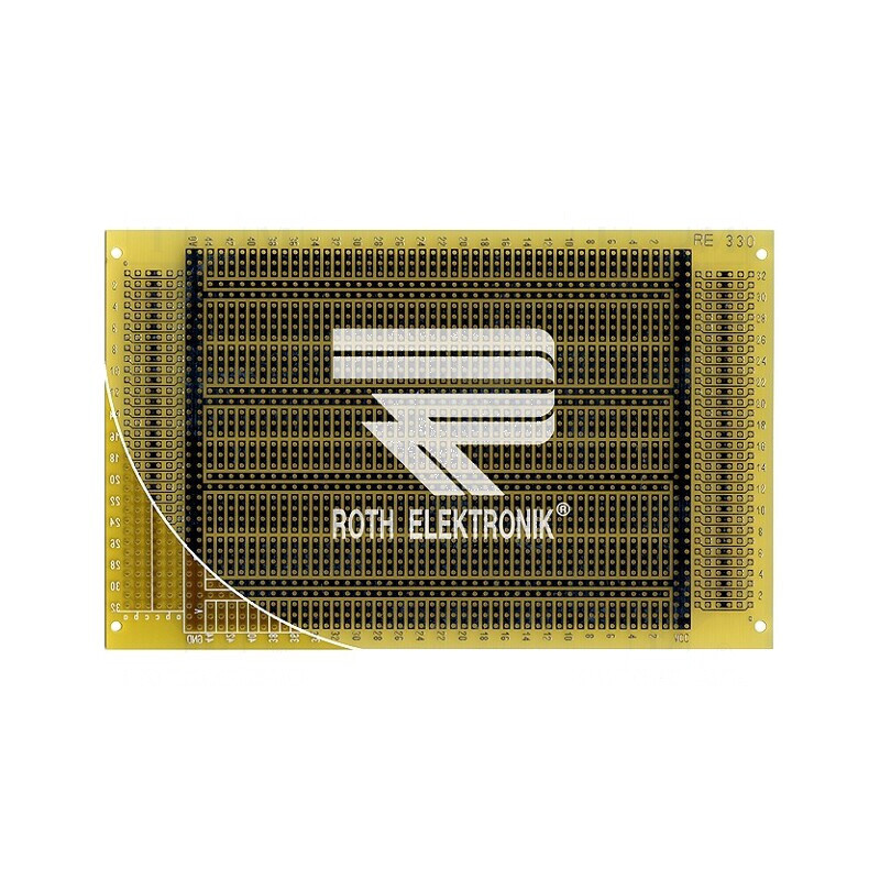 Placă universală singură faţă 100mm x 160mm | Electronic-mag.ro | Componente Electronice