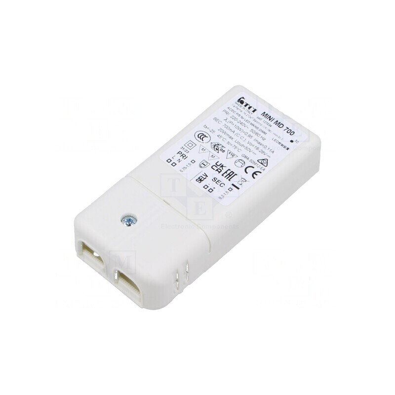 Alimentator LED pulsatoriu 16÷28VDC 700mA 220÷240VAC IP20: Alimentator LED pulsatoriu 700mA 220V-240V | Electronic-mag.ro | Componente Electronice