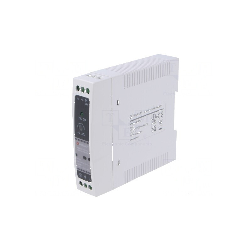 Alimentator pulsatoriu pentru şină DIN 10W 5VDC 2A 90÷264VAC | Electronic-mag.ro | Componente Electronice